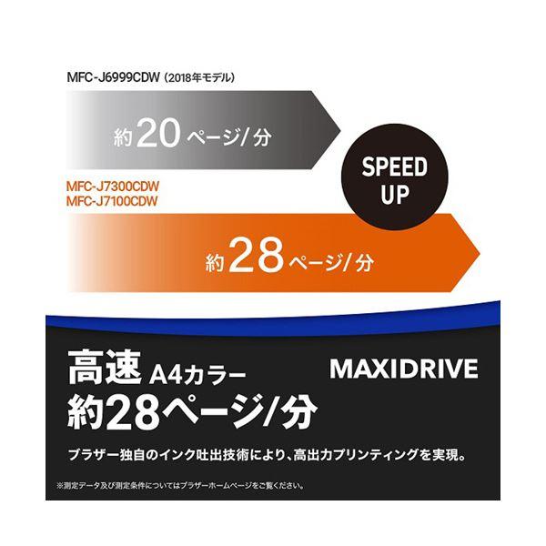ブラザー インクジェット複合機 A3FAX機能付 MFC-J7300CDW 1台の画像