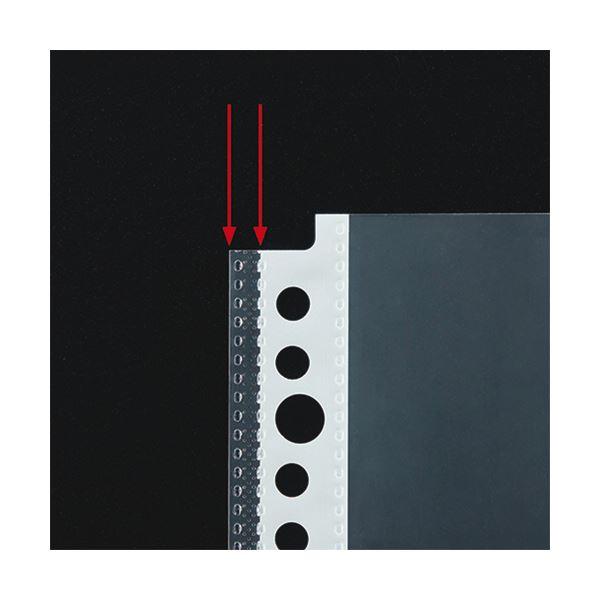 TANOSEE書類がたくさん入るクリアファイル用リフィル A4タテ 2・4・30穴 0.06mm1セット(1000枚:100枚×10パック)の画像