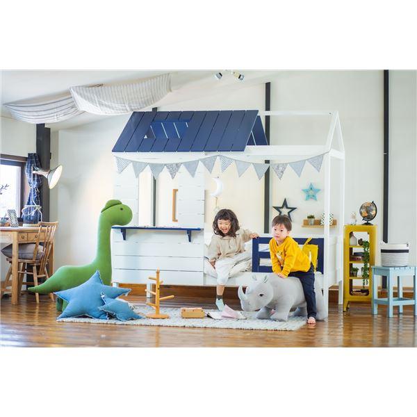 アニマル スツール 〔 ダイナソー グリーン 〕 ファブリック 耐荷重80kg インテリア家具 子ども部屋家具 スプーンミー_3