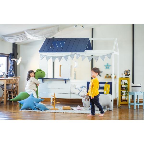アニマル スツール 〔 ダイナソー グレー 〕 ファブリック 耐荷重80kg インテリア家具 子ども部屋家具 スプーンミー_3