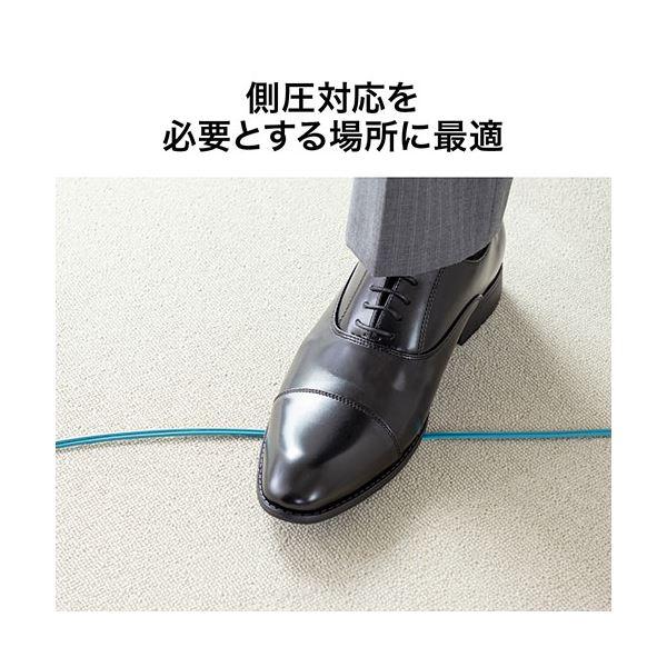 サンワサプライ アーマードメガネ型光ファイバケーブル（マルチOM3、LC×2-LC×2、5m） HKB-AMOM3LCLC-05_3