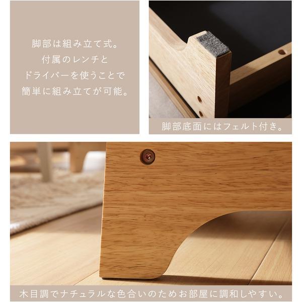 クッションオットマン（木部脚）コーディロイ生地GRY グレー