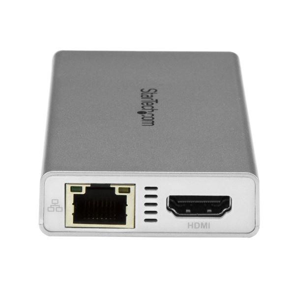 StarTech.com USB Type-C接続ノートパソコン用マルチポートアダプタ DKT30CHPDW 1台_1