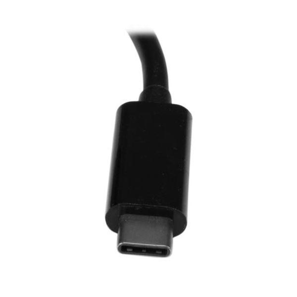StarTech.com USB-C接続ギガビット有線LANアダプタ 3ポートUSB3.0ハブ搭載 ブラック US1GC303APD1個_1