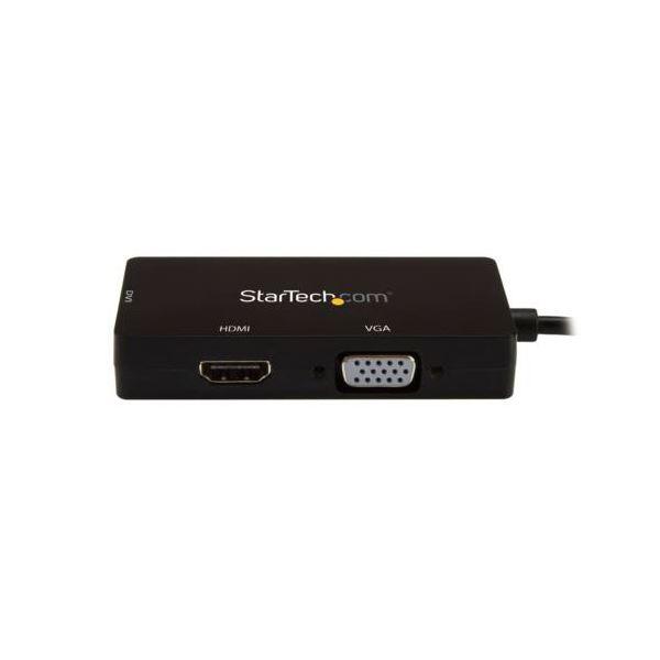 StarTech.com 3in1 USB Type-C接続マルチディスプレイアダプタ ブラック CDPVGDVHDBP1個_1