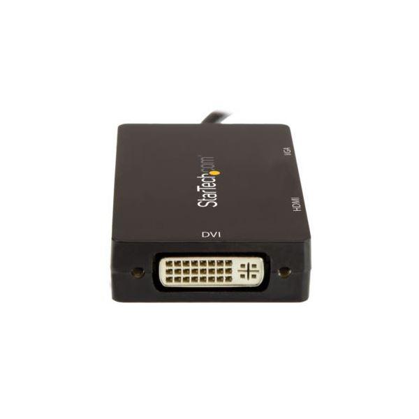 StarTech.com 3in1 USB Type-C接続マルチディスプレイアダプタ ブラック CDPVGDVHDBP1個_2