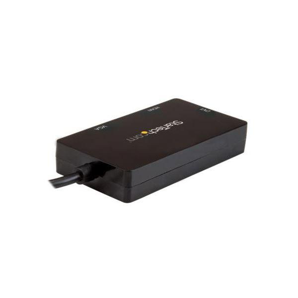 StarTech.com 3in1 USB Type-C接続マルチディスプレイアダプタ ブラック CDPVGDVHDBP1個_3