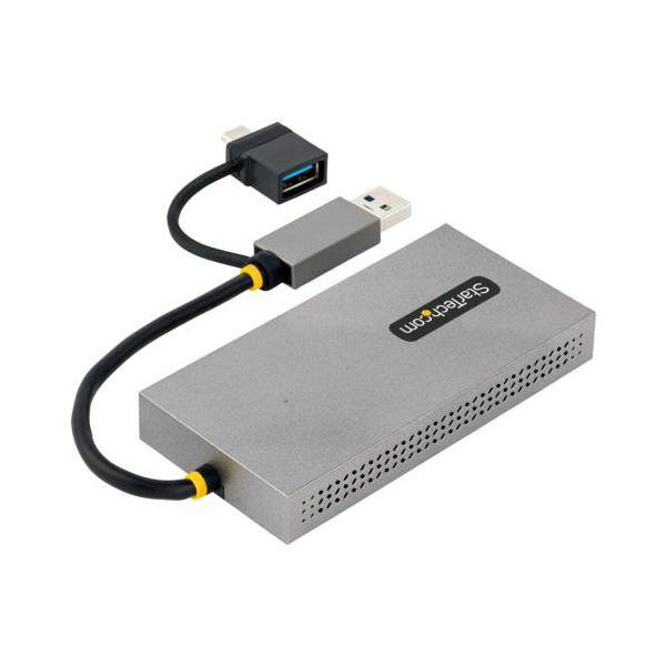 StarTech.com ディスプレイアダプター USB-C＆USB-A接続 デュアルディスプレイ 11cm グレー107B-USB-HDMI 1個_2