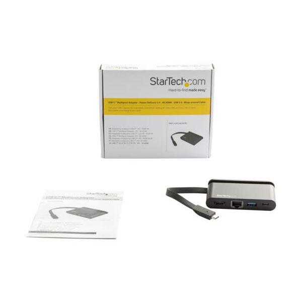 StarTech.com USB Type-C接続マルチアダプタ ブラック DKT30CHCPD 1個_2