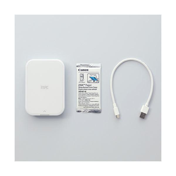 キヤノン スマホ専用 ミニフォトプリンター iNSPiC PV-223-WH ホワイト