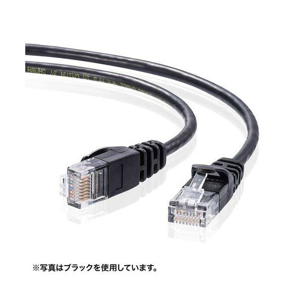 （まとめ） サンワサプライカテゴリ6準拠極細LANケーブル ブルー 10m LA-SL6-10BL 1本 〔×3セット〕_1