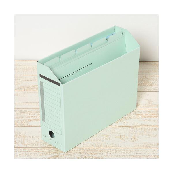 （まとめ） プラスカットフォルダー 5山 A4 マチなし ブルー FL-065IF 1パック（5冊） 〔×10セット〕の画像