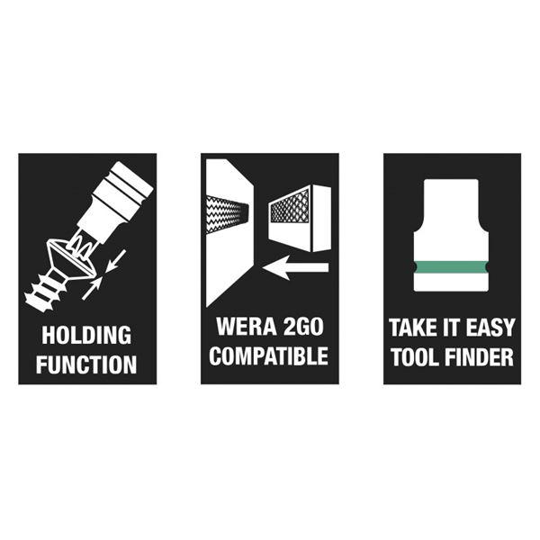 WERA ヴェラ 差込角3/8DR トルクス ビットソケット セット 6個入り 003185 工具 ツール DIY 作業工具 道具_5