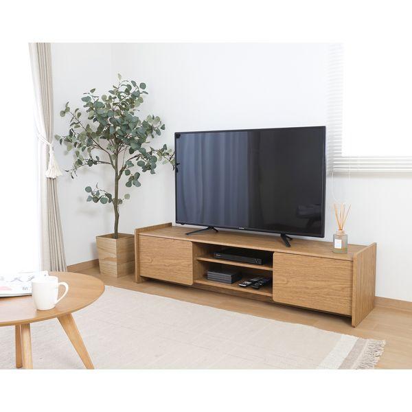 ヘーゼル TVボード 160幅 ミドルブラウン ヘーゼル TVボード 約160cm幅 ミドルブラウン 組立品 : 冷え性グッズ