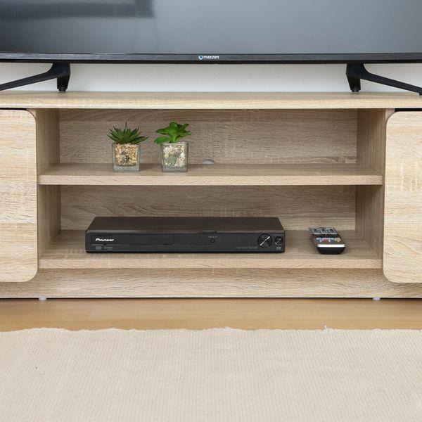 ヘーゼル TVボード 約160cm幅 ホワイトオーク 組立品_5