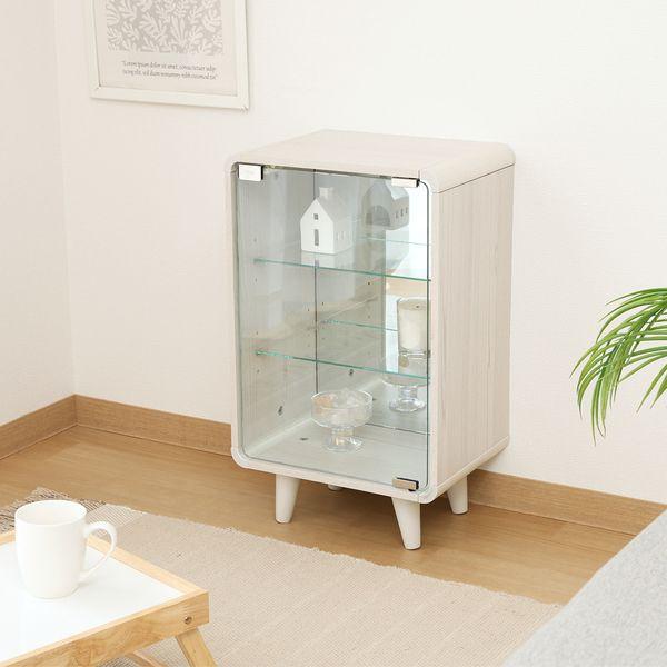 コレクションシェルフ クレール ミドル ホワイトウォッシュ 組立品_3