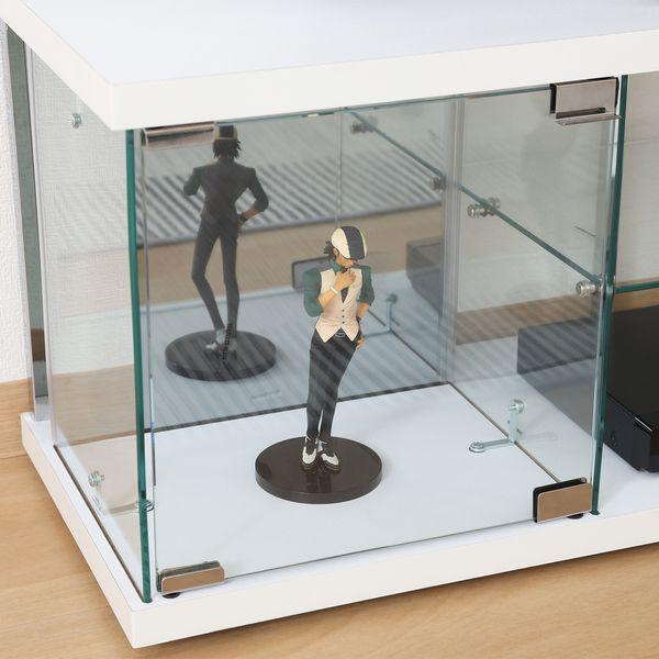ガラスコレクションTVボード WH ホワイト 組立品_4