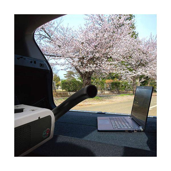 日動工業 ポータブルスポットクーラーひえポカやん ホワイト NICHIDO-SPA-04の画像