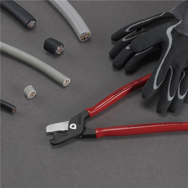 KNIPEX クニペックス ケーブルカッター ステップカットXL PVC 全長225mm 9511-225 工具 ツール DIY 作業工具_4