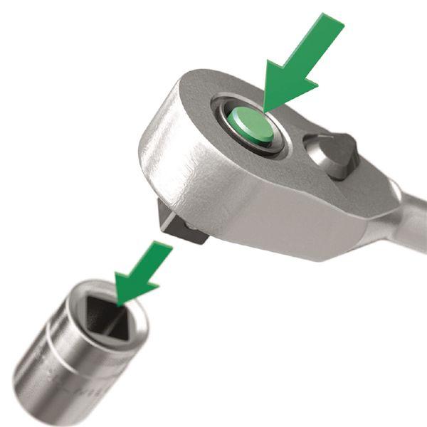 STAHLWILLE スタビレー 1/4"DRラチェットハンドル 416QR 工具 ツール DIY 作業工具_1