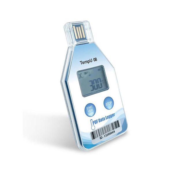 bitstrong 温度ロガー使い切りタイプ -30〜+60℃ ディスプレイ付き NIST対応 1箱(20個入り) BS-LOG-TempU08-20Pの画像