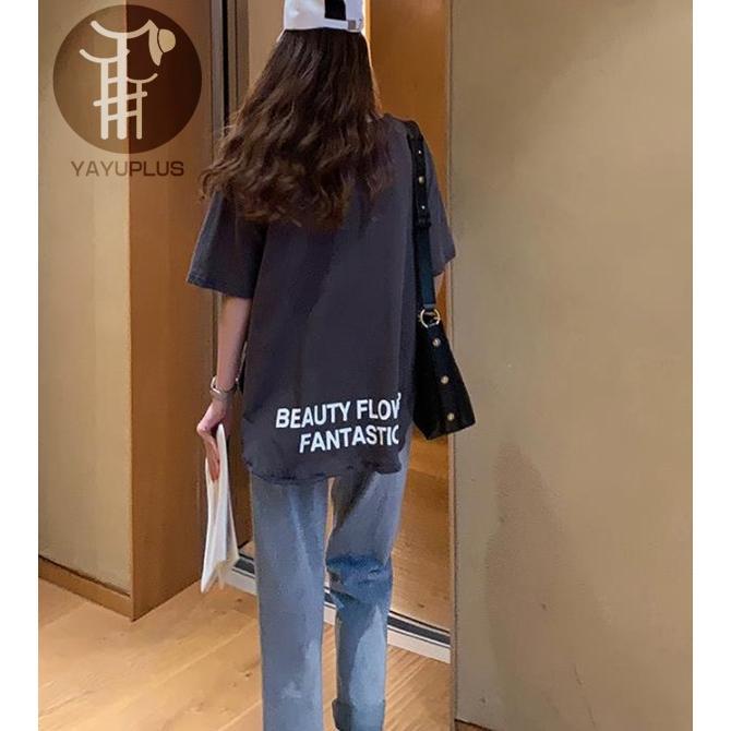 チュニック スリット入りTシャツ tシャツ 文字 レディース 着痩せ 肌見せ セクシー 半袖Tシャツ 代引不可｜kstshops｜11