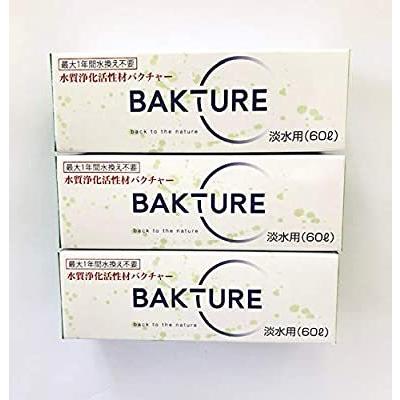 ３個セット 水質浄化活性石バクチャー 淡水用 90cm規格水槽 約１６０ 使用 流行