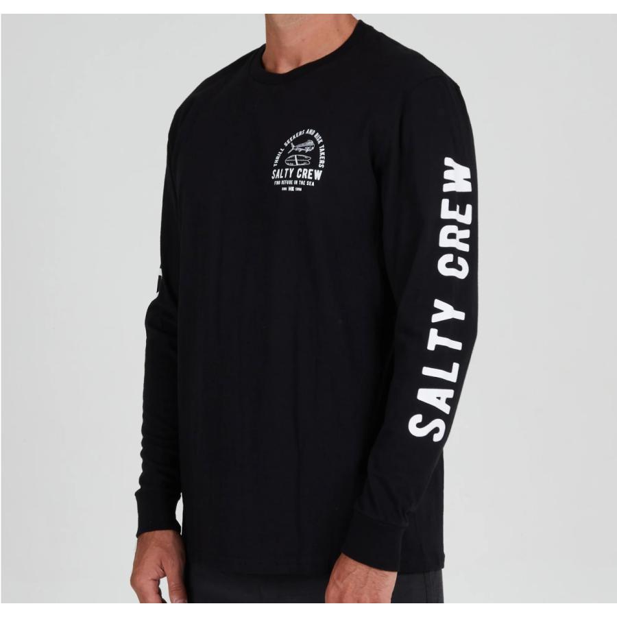 ソルティークルー ロングスリーブTシャツ Lateral Line Black L/S Standard Tee Sallty Crew 73-055｜kt-gigaweb｜03