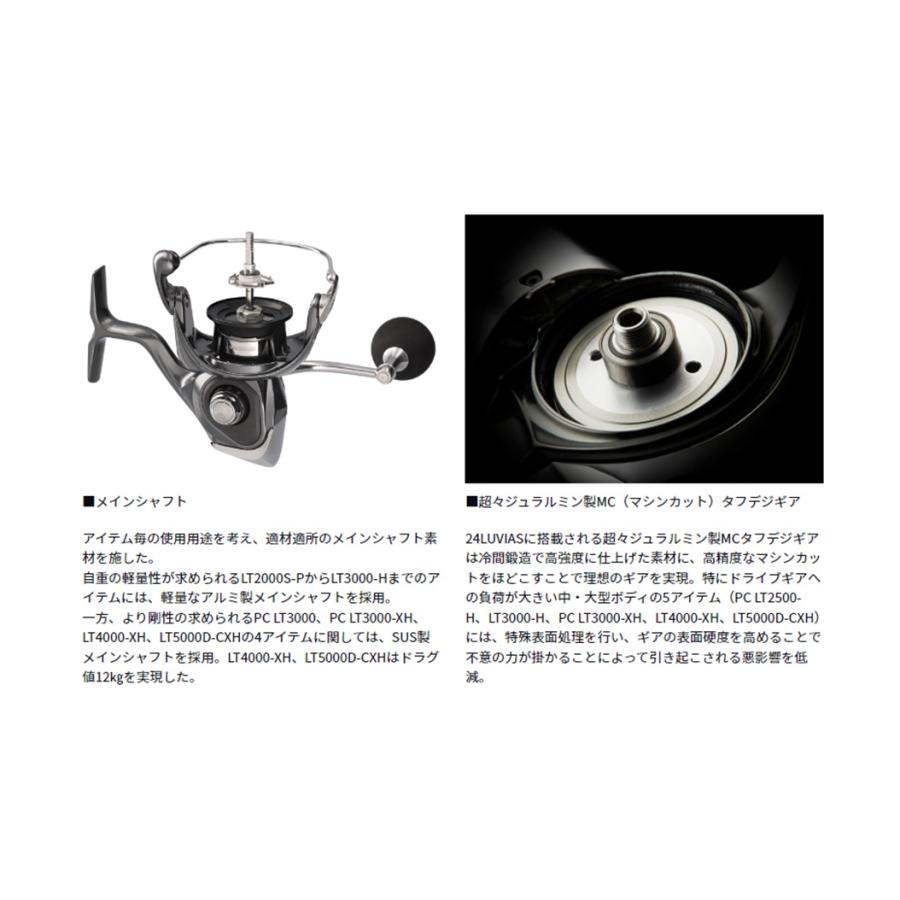 Daiwa 24 LUVIAS LT5000D-CXH ルビアスセット ダイワ 24 LUVIAS ルビアス LT5000D-CXH 2024年新製品