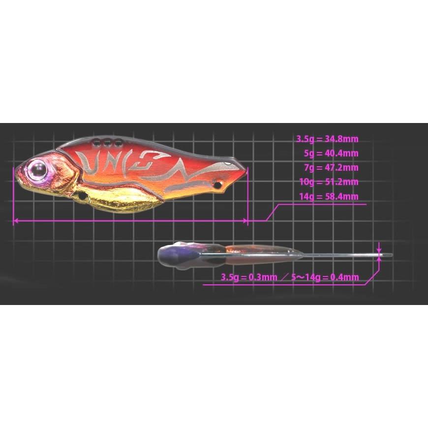 フラッシュユニオン フルメタルソニック18g メタルバイブ FLASH フラッシュユニオン フルメタルソニック18g メタルバイブ FLASH