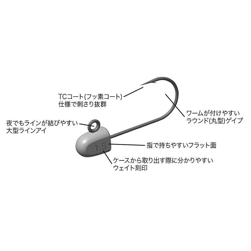 ジャングルジム ジャコヘッドTG 5g J311 JUNGLEGYM JACO HEAD TG｜kt-gigaweb｜02