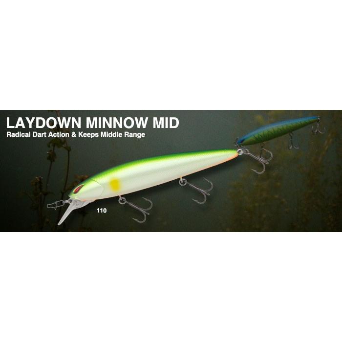 ノリーズ ミノー レイダウンミノーミッド110フローティング  NORIES LAYDOWN MINNOW MID 110F｜kt-gigaweb