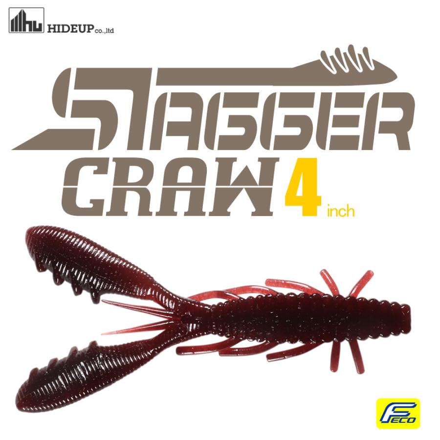 ハイドアップ スタッガークロー4インチ Hideup Stagger Craw 4inch 198 Stagger Craw 4 グッドオープンエアズ マイクス 通販 Yahoo ショッピング