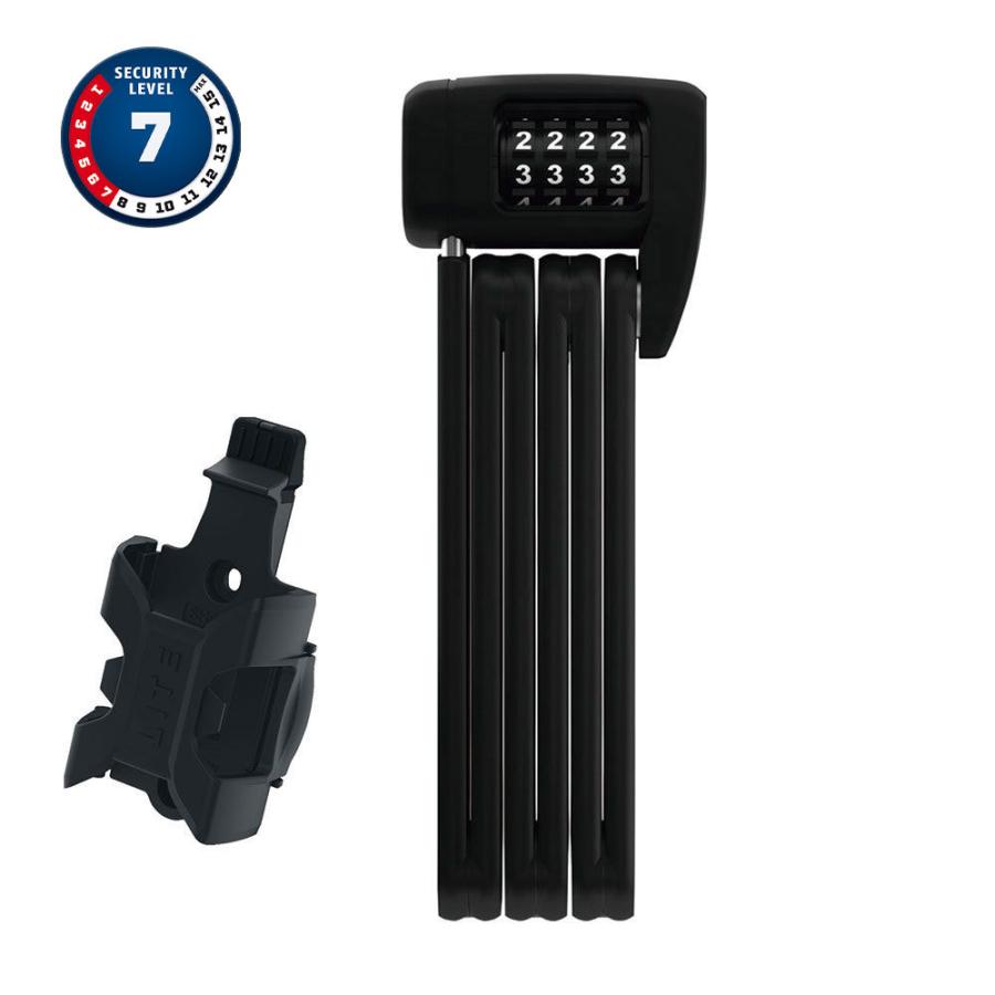 ABUS アブス プレート ロック 鍵 6055K/85 ブラック 85cm