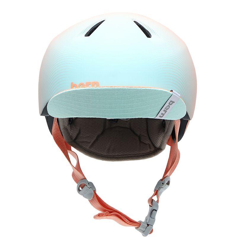 新品未使用　bern 水色ヘルメット Lサイズ bern バーン キッズヘルメット NINO SATIN BLUE SUNSET GRADIENT