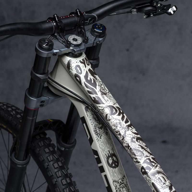 BIKE FRAME PROTECTION Fluor BLACK バイクフレームプロテクション