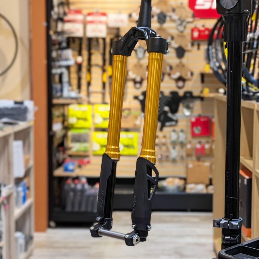 KAYABA カヤバ 自転車用Frフォーク MTB用倒立フォーク 160mm 1.5T