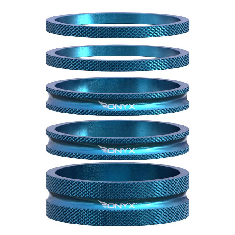 Headset Spacer Kit 11/8" 5pcs ヘッドスペーサーキットオーバーサイズ5個入り ヘッドセットスペーサー ONYX