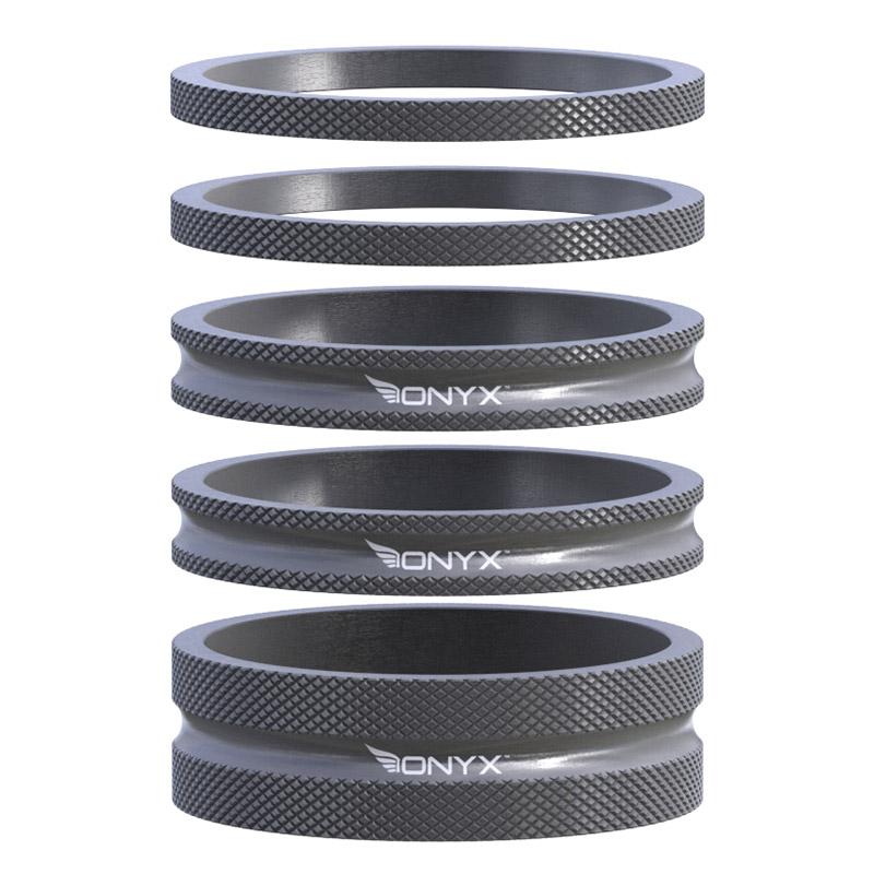 Headset Spacer Kit 11/8" 5pcs ヘッドスペーサーキットオーバーサイズ5個入り ヘッドセットスペーサー ONYX