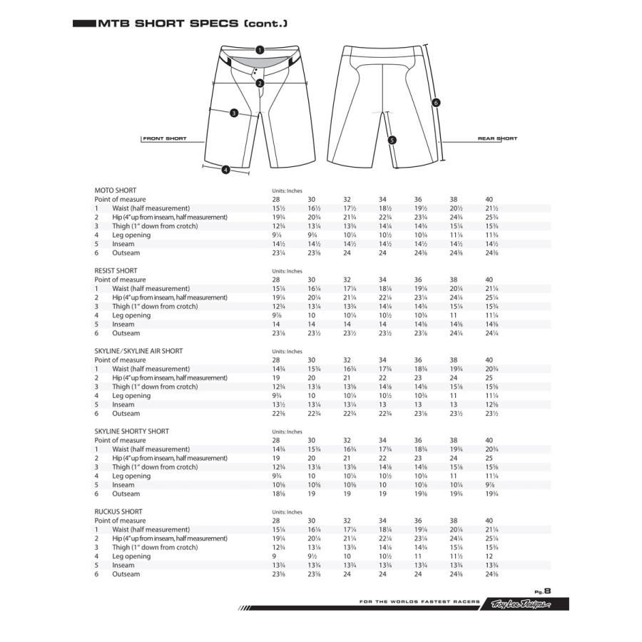 【まとめ買いクーポン配布中】Troy Lee Designs トロイリーデザイン　MTBハーフパンツ　RUCKUS SHORTS ラッカスショーツ 2色｜kt-gigaweb｜04