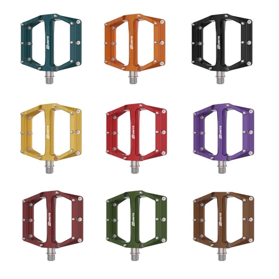 UNITE MTB フラットペダル シルバー UNITE Instinct Flat MTB Pedals / ユナイト インスティンクト