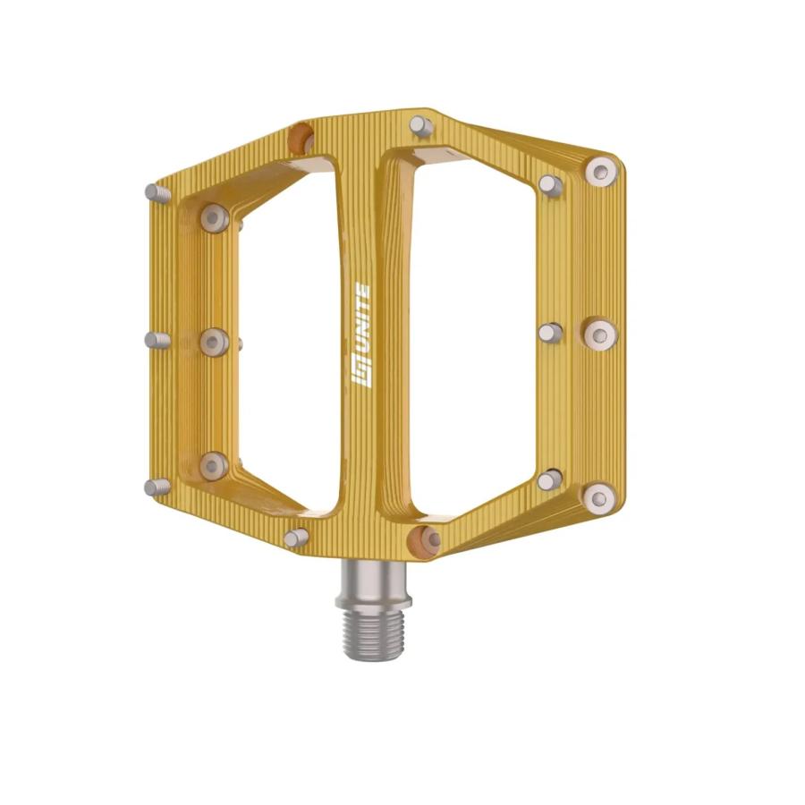 UNITE MTB フラットペダル シルバー UNITE Instinct Flat MTB Pedals / ユナイト インスティンクト