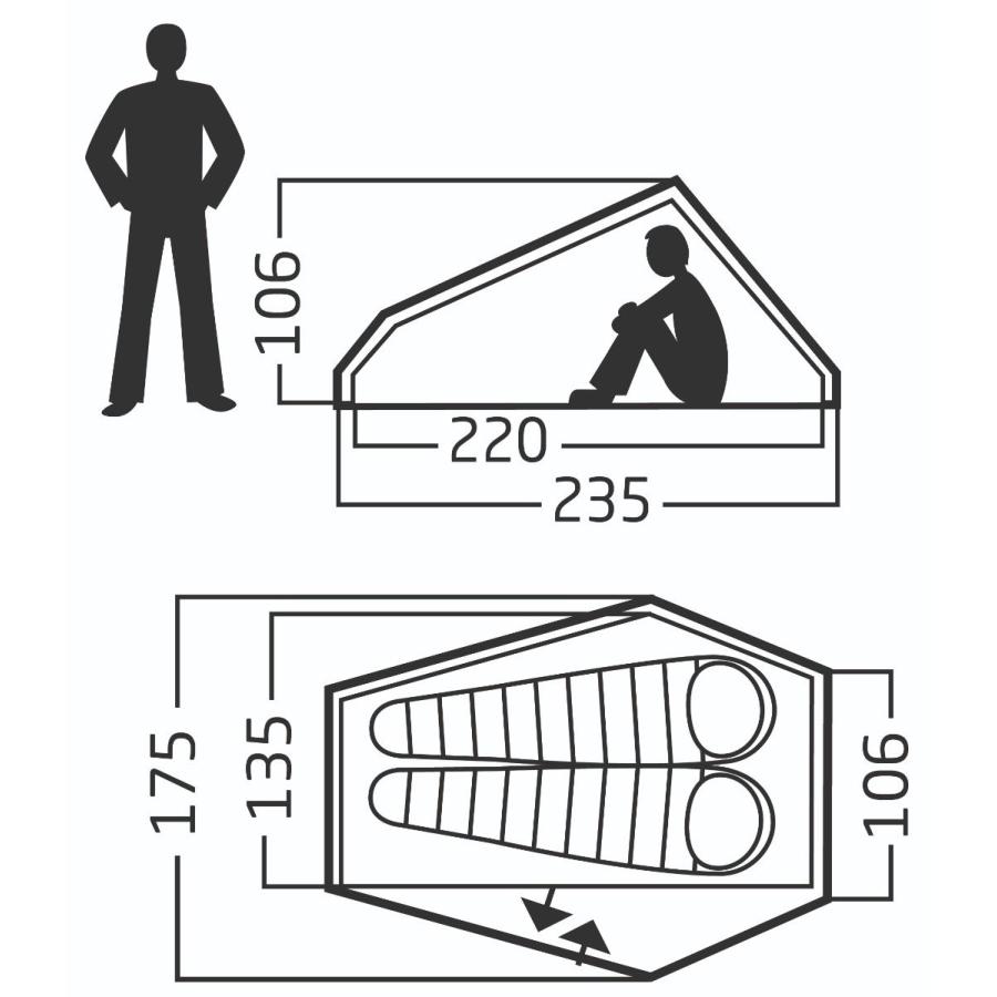 値下げ、ノルディスク NORDISK TELEMARK 2 LW ２人用 Telemark 2.2 LW Tent【2023年までのモデル】