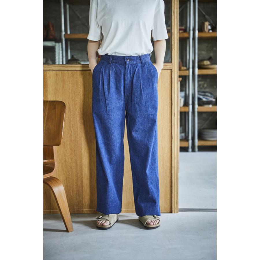 orSlow オアスロウ ボトムス TWO TUCK DENIM WIDE TROUSERS 03-5021-81