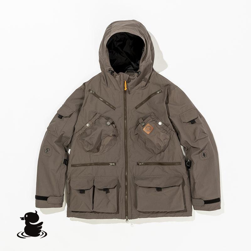 ポケット ジーアールエヌ パーカー 手ぶらマウンテンパーカー TEBURA