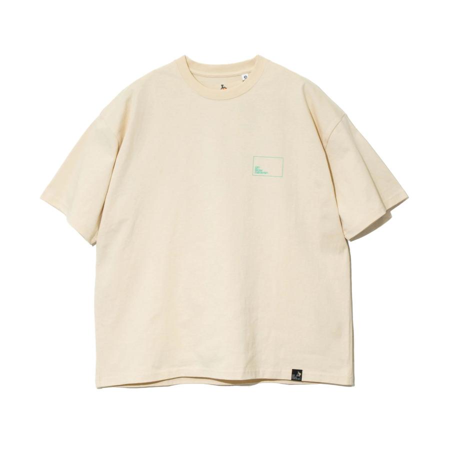 ゴースローキャラバン Ｔシャツ USA/C スクエアLOGOバックプリントゆったりTEE メンズ go slow caravan｜kt-gigaweb｜05