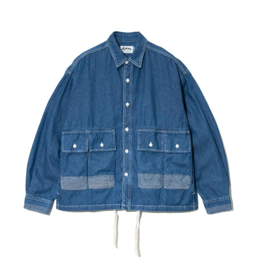 AOZORA アオゾラブルーヘブン シャツ コーチシャツ ユニセックス BLUE