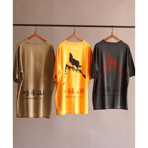 ハク Tシャツ ピグメントダイロゴTシャツ PIGMENT-DYE LOGO T-SHIRT