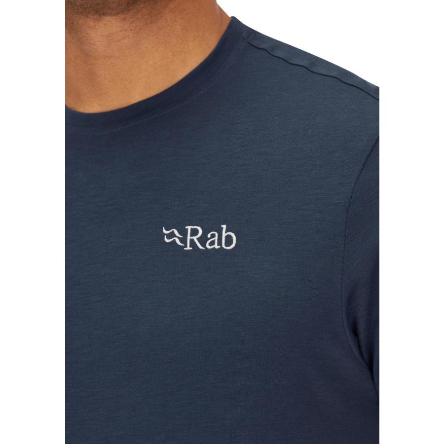 Rab（ラブ） Tシャツ クリンプ ロゴ ティー QBL-67 Crimp Logo Tee