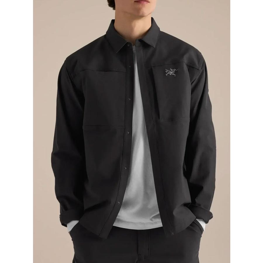美品✨ARC’TERYX クロニンコットンオーバーシャツ ブラック ARC'TERYX（アークテリクス） シャツ クロニンコットンオーバーシャツ
